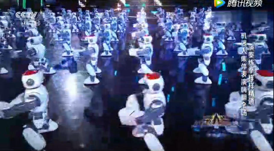 108個機器人同臺表演太極拳，震撼全中國！